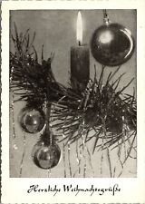 Vtg German Postcard Herzliche Weihnachtgrusse (Warm Christmas Greetings) Tree picture