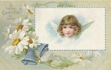 EASTER – Angel A Happy Eastertide Be Yours - 1911 picture