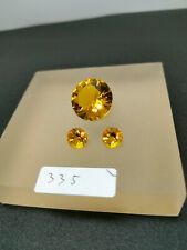 Andara Crystal Yellow Round Cutting 25mm and round 8mm for jewelry set (335) picture
