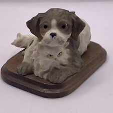 Vintage Giuseppe Armani Sculpture Persian Cat, Dog Figurine Made in Italy picture