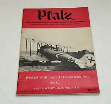 VINTAGE 1964 PFALZ WW1 WWI AERO PUBLISHERS Volume 1 aircraft airplane Germany picture