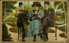 1909 Antique POSTCARD Two Soles with a Single Thought - Humorous ROMANCE  picture