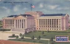 State Capitol Oklahoma City OK Postcard 1947 to Boonville MO D04 picture