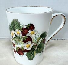 Hammersley & Co  Bone china mug, Strawberry Ripe Pattern made in England picture