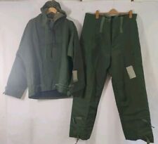 Vintage 1982 Army Suit Protective NBC Smock Hooded & Trousers James Smith Size L picture