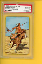 1956 ARMOUR STAR  CRAZY HORSE INDIAN LANGUAGE PSA 10 GEM MINT SER  # 16150200 picture