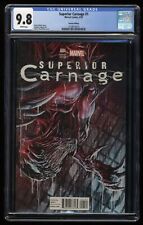 Superior Carnage #1 CGC NM/M 9.8 White Pages 1:25 Checchetto Variant Marvel 2013 picture