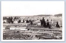 c1940s Fort Lewis From Engineers Bluff Tacoma WA Vtg Ellis Real Photo Postcard picture
