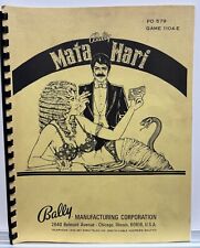 ORIGINAL-BALLY-MATA HARI-INSTALLATION & GAME OPERATION INSTRUCTIONS picture
