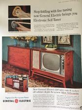 1957 GE General Electric TV Lo-Boy Mid Century William Pahlmann Print Ad picture