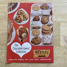Vintage 1959 Nestle’s Chocolate Lovers Collection Recipes Baking Dessert Cookies picture