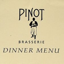1999 Pinot Brasserie Restaurant Menu Venetian Resort Casino Las Vegas Nevada picture