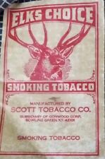 Vintage Elk Pouch Bag, Scott Tobacco Co. Elk's Choice, Bowling Green, KY picture