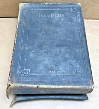 Vintage 1882 Holy Bible with Maps 42d Edition picture