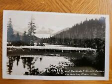Rppc,Alaska,Awk Lake and Mendenhall Glacier, ca1930s ,40s, by Photo Shop Studio  picture