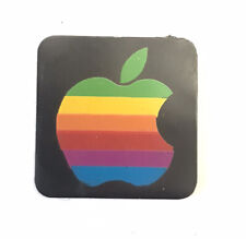 Vintage 80's Apple Macintosh Rainbow Logo Emblem Insignia picture