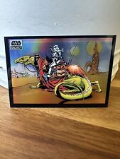 2022 Topps Chrome Star Wars Galaxy 40 Stormtrooper Surveying the Deser Refractor picture