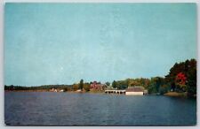 Postcard View Of The beautiful Lake Kawasuesaga, Minocqua, Wisconsin Unposted picture