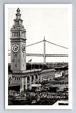 San Francisco CA-California, San Francisco Ferry Building, Vintage Postcard picture