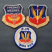 Rare USAF Patch Lot 4400 CCTS Sweenie's Weenies F-19 O-1 Bird Dog 19 TASS FAC picture