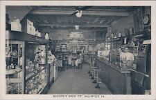 Hillsville, VA - Nuckolls Drug Co., Interior - Carroll County, Virginia Postcard picture
