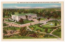 Cleveland Ohio c1930's Fine Arts Garden, Art Museum, aerial view picture