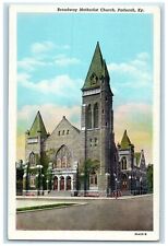 c1940's Broadway Methodist Church Exterior Paducah Kentucky KY Unposted Postcard picture