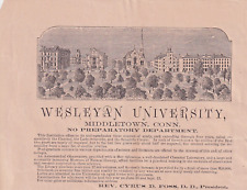 1878 Print Ad Wesleyan University Middletown Ct 6