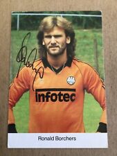 Ronald Borchers, Germany 🇩🇪 Eintracht Frankfurt 1982/83 hand signed picture