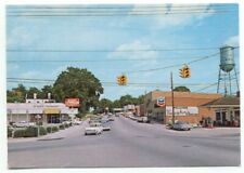 McRae GA Business Section Vintage Street View Postcard Georgia picture