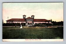 Denver CO-Colorado, Pavilion City Park, Exterior, Vintage Postcard picture