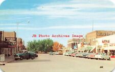 WY, Greybull, Wyoming, Street Scene, Business District, 1950s Cars picture