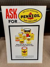 Vintage Pennzoil Sign Original picture