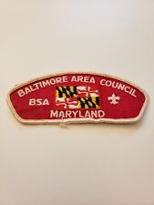 Vintage Boy Scouts of America Baltimore Area Council Patch picture