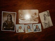 Native American cards group; postcards, mutoscope, & 1902 rare Mead promo cards picture