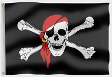 Pirate Flag Flag Pirate Party 90X150 Pirate Flag 90X150cm Hoist Flag Eyelets picture