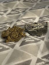 Harley Davison Motor Vehicles Pins; Eagle & Harley Owners Group Pin picture