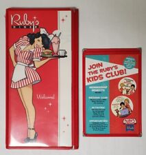RUBY'S DINER Waitress Restaurant Menu Breakfast Lunch Dinner With Kids Club Menu picture