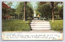 Postcard Travis Park & Confederate Monument San Antonio Texas Raphael Tuck c1906 picture