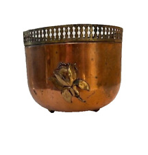 Vintage copper flower pot picture
