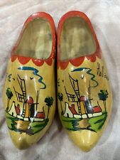 Vintage Holland wood clogs handmade picture