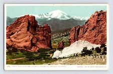 Postcard Colorado Pikes Peak CO Garden Gods Gateway Pre-1907 Unposted Undivided picture