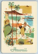 Postcard Tiki Hawaii Pan American Menu Lillian Sader 2020s 4X6 Chrome IAC picture