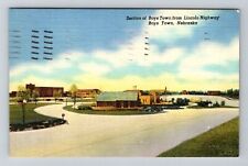 Boys Town NE-Nebraska, Section of Boys Town, c1950 Vintage Postcard picture