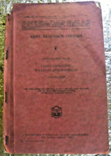 1933 Army no25 Extension courses book Coast Artillery Weapons & Material picture