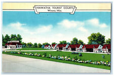 c1930's HiawathaTourist Courts Winona Mississippi MS Vintage Postcard picture