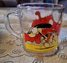  Vintage 1978 McDonald’s Garfield and Odie Collectors Glass Mug By Jim Davis picture