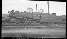 PRR PENNSYLVANIA RAILROAD Steam Locomotive SANDUSKY OH 1957 Photo Negative 16 picture