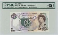 Isle of Man - 10 Pounds - P-44a - PMG Grade 65 - 1998 dated Foreign Paper Money  picture