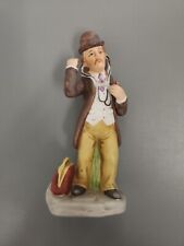 Vintage 1980 Homeco Figurine Ceramic Doctor With Medical Bag. picture
